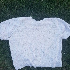 Vintage short sleeve sweater